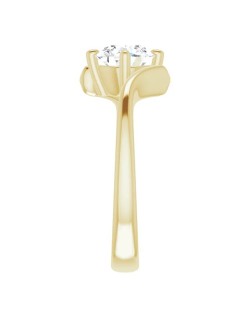 ANELLO SOLITARIO IN ORO GIALLO 18K CON DIAMANTE NATURALE CERTIFICATO DGC