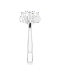 ANELLO SOLITARIO IN ORO BIANCO 18 K CON DIAMANTE NATURALE CERTIFICATO DGC