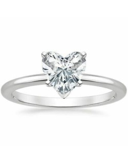 Anello fidanzamento Cuore Di Diamante naturale