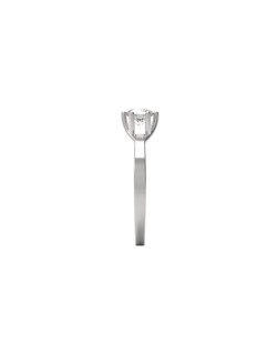ANELLO FIDANZAMENTO DIAMANTE IN ORO BIANCO 18K CON DIAMANTE NATURALE CERTIFICATO DGC