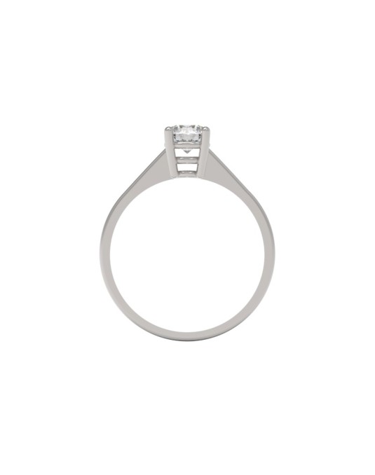 ANELLO PER ANNIVERSARIO IN ORO BIANCO 18K CON DIAMANTE NATURALE