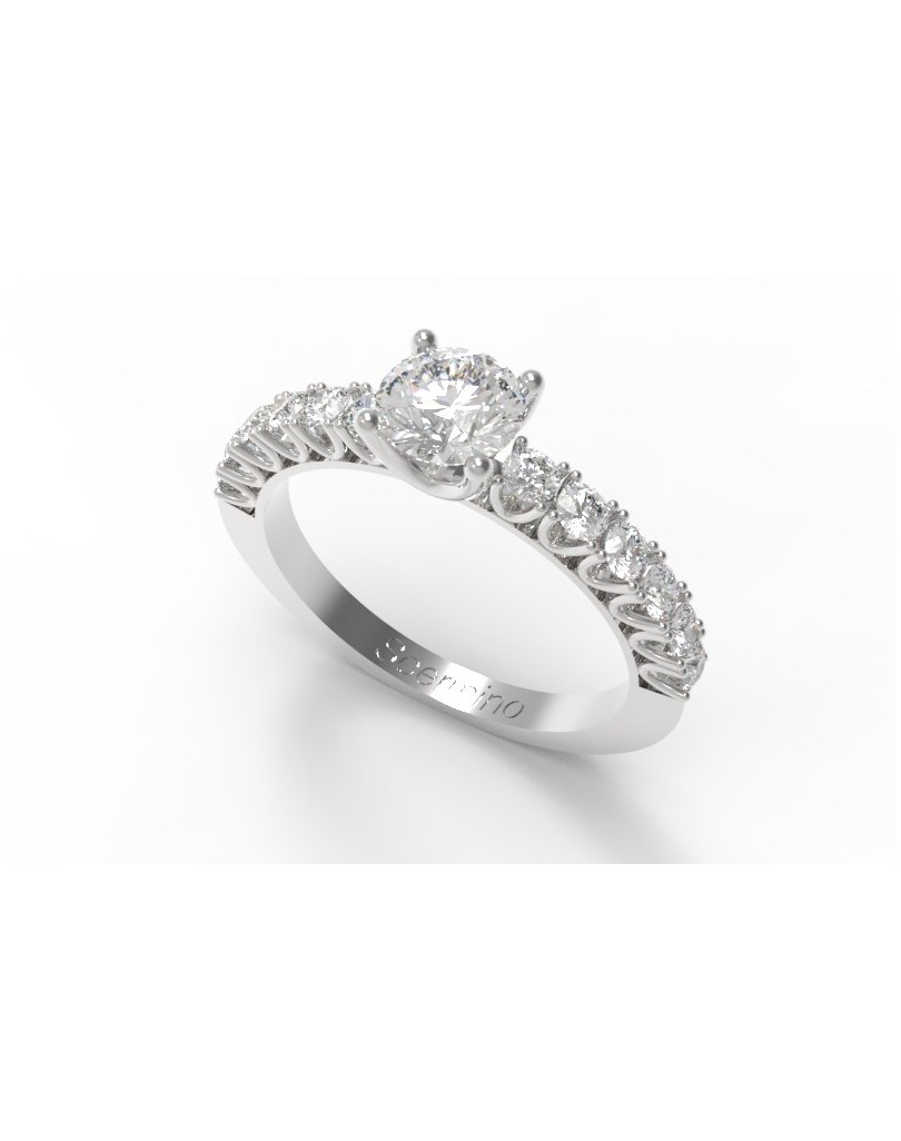 Anello con Diamanti 1 carato totali