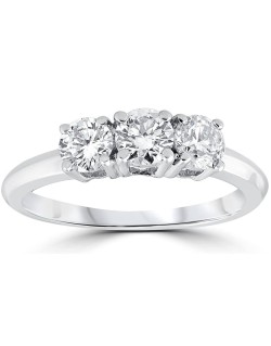 TRILOGY ANELLO DIAMANTI 1.50 CARATI IN ORO BIANCO 18K