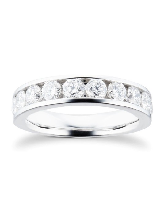 VERETTA DI DIAMANTI IN ORO BIANCO 18K CON DIAMANTI NATURALI