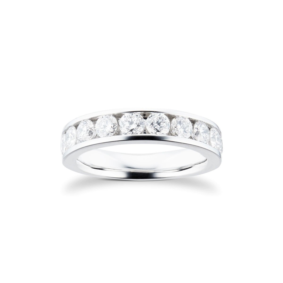 VERETTA DI DIAMANTI IN ORO BIANCO 18K CON DIAMANTI NATURALI