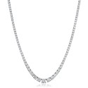 COLLANA DIAMANTI IN ORO BIANCO 18K CON DIAMANTI NATURALI