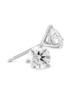 ORECCHINI DI DIAMANTI IN ORO BIANCO 18K CON DIAMANTI NATURALI