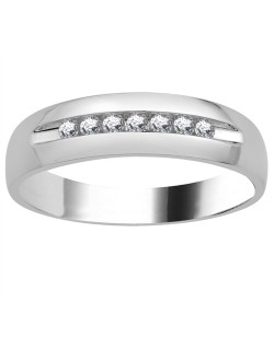 Anello Uomo in oro bianco 18k diamanti 0.70 carati totali SG54737