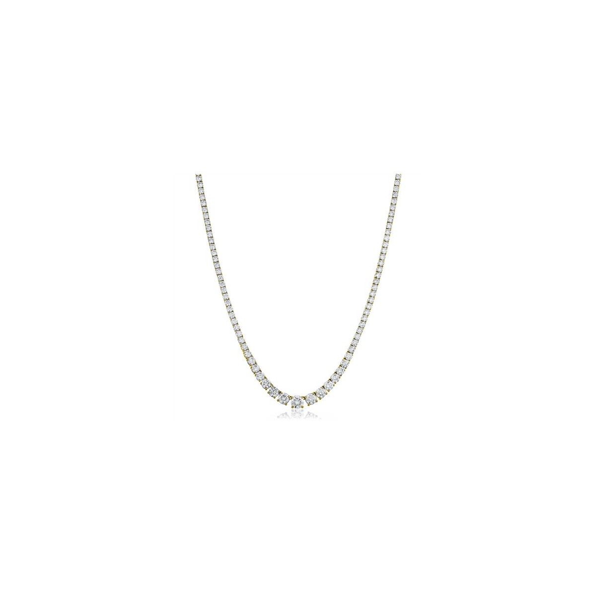 COLLIER UOMO ORO GIALLO 18K CON DIAMANTI NATURALI