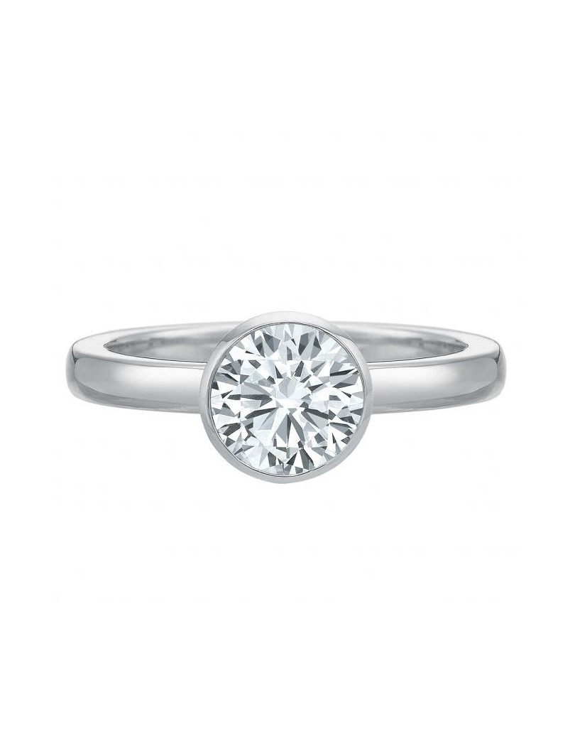 ANELLI MATRIMONIO DIAMANTE ORO BIANCO 18K DIAMANTE NATURALE