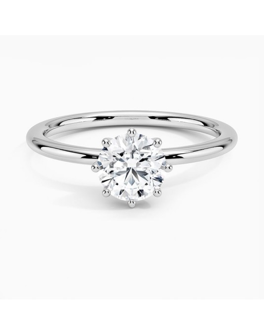 DIAMANTE 1 CARATO PER ANELLO DI FIDANZAMENTO ORO BIANCO