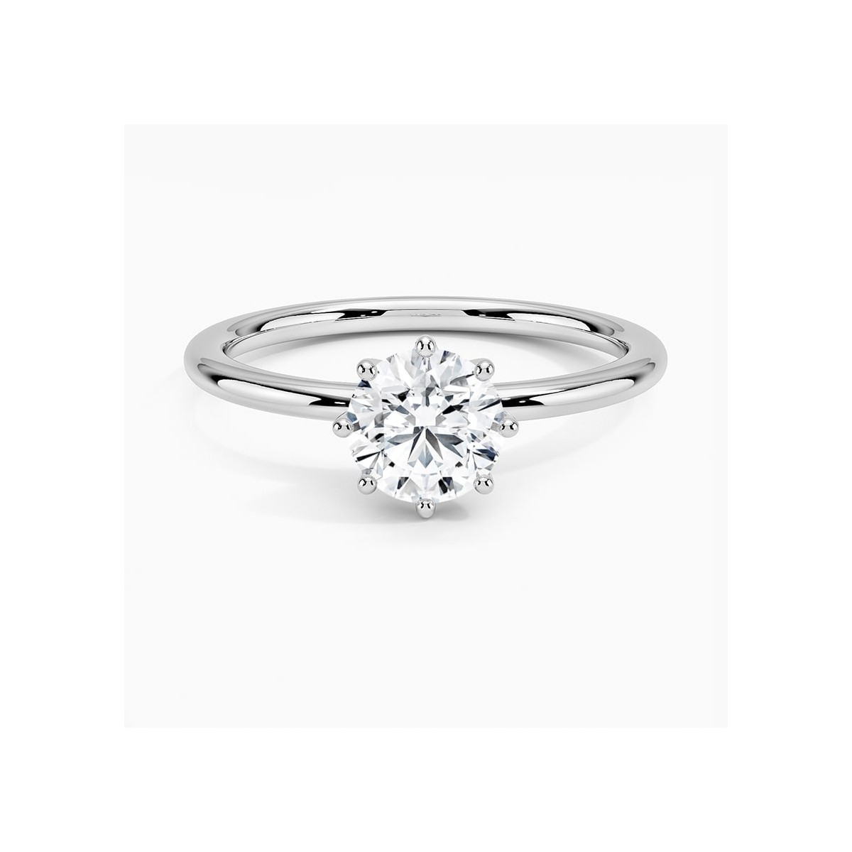 DIAMANTE 1 CARATO PER ANELLO DI FIDANZAMENTO ORO BIANCO