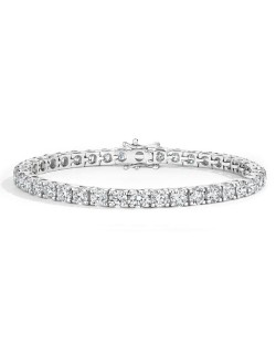 Bracciale Tennis Per Matrimonio oro bianco diamanti 1 carato SG08031