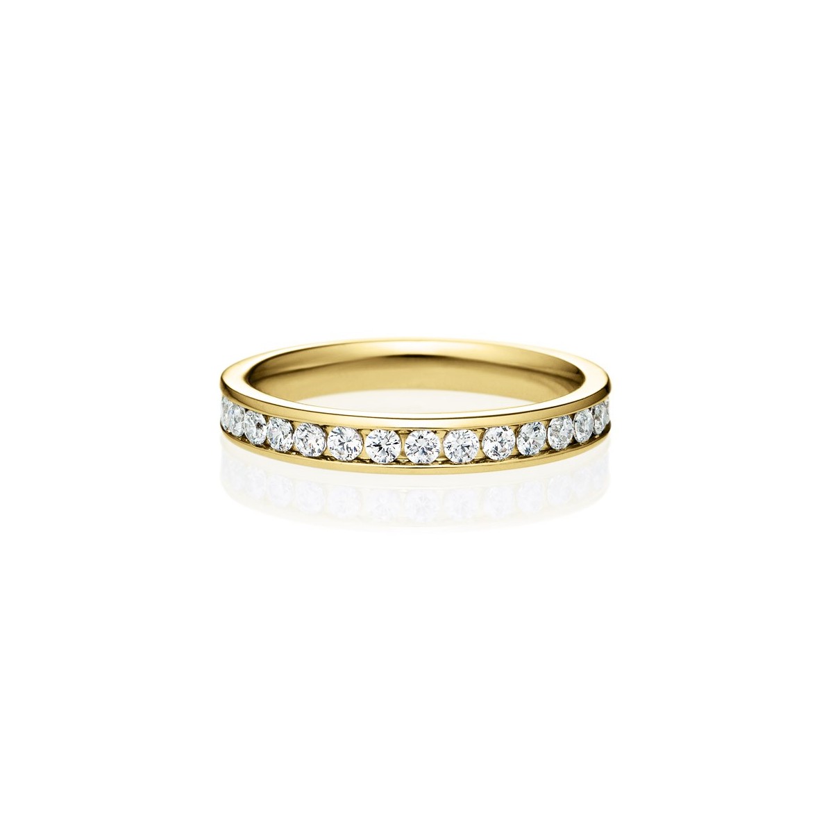 ETERNITY ANELLO IN ORO GIALLO CON DIAMANTI NATURALI