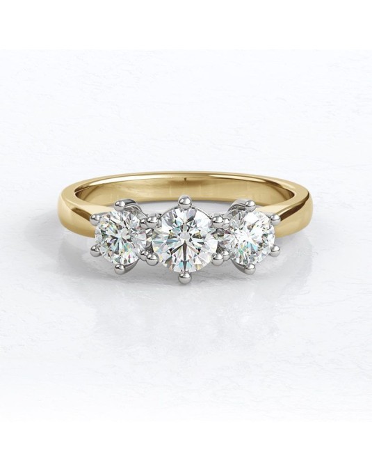 Anello Donna Trilogy Oro Giallo