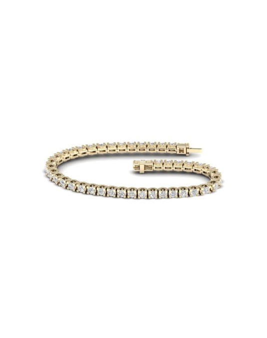 Bracciale Tennis Oro Giallo 18k