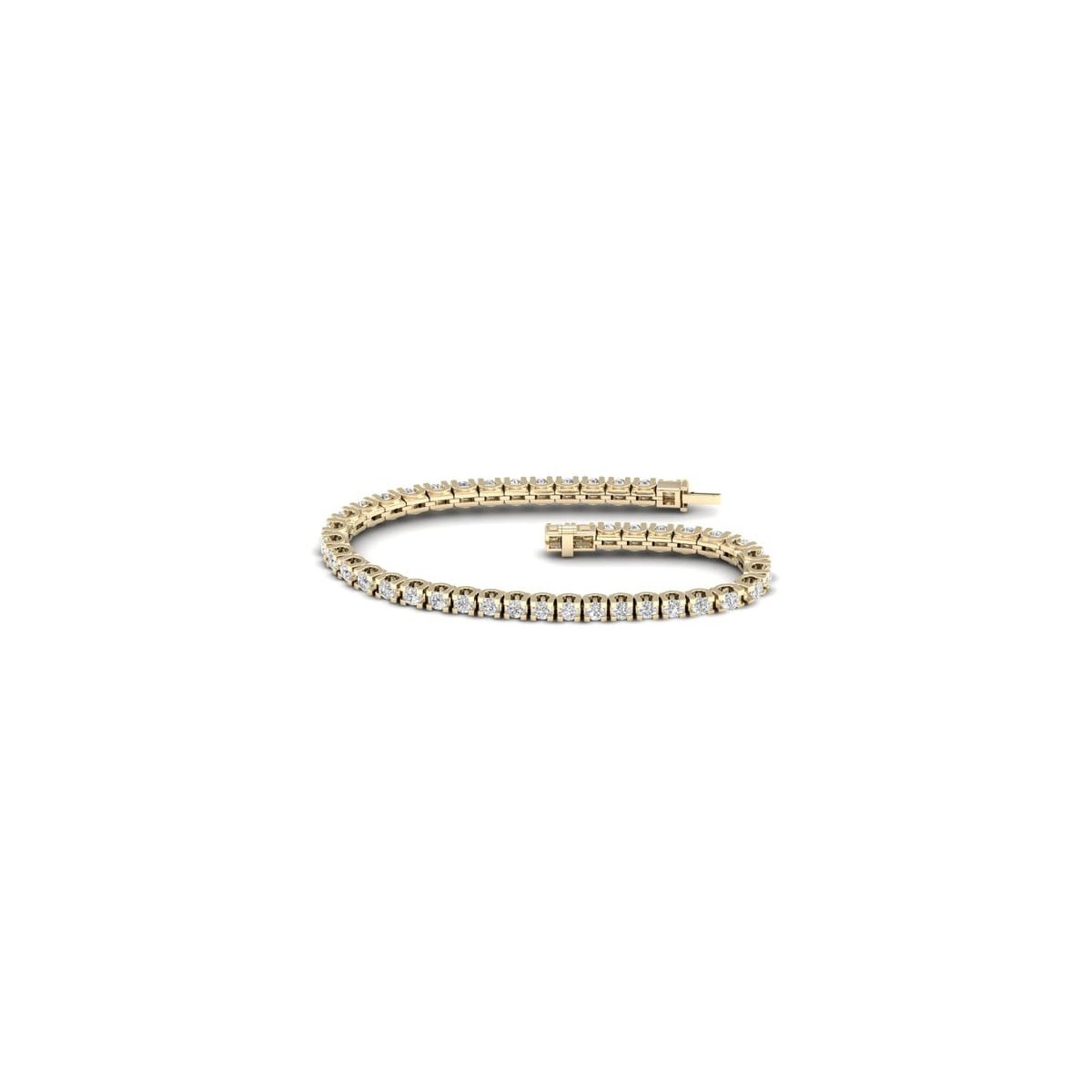 Bracciale Tennis Oro Giallo 18k