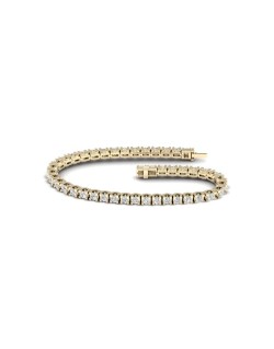 Bracciale Tennis Oro Giallo 18k con diamanti 4 carati SG00367