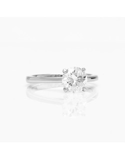Solitario Di Matrimonio oro bianco