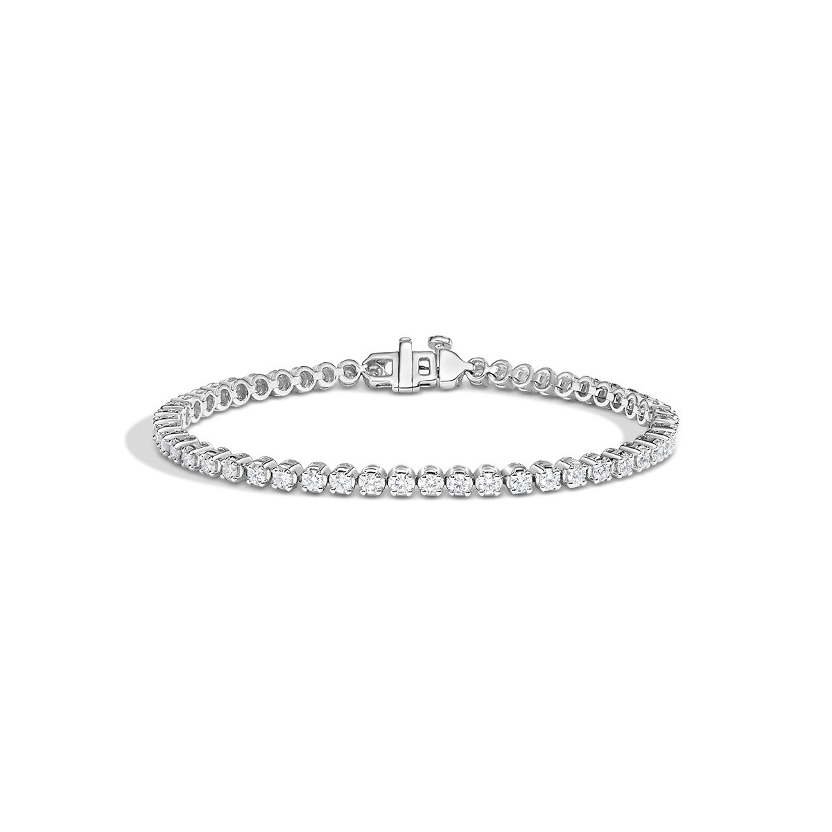 Bracciale Tennis Platino con diamanti