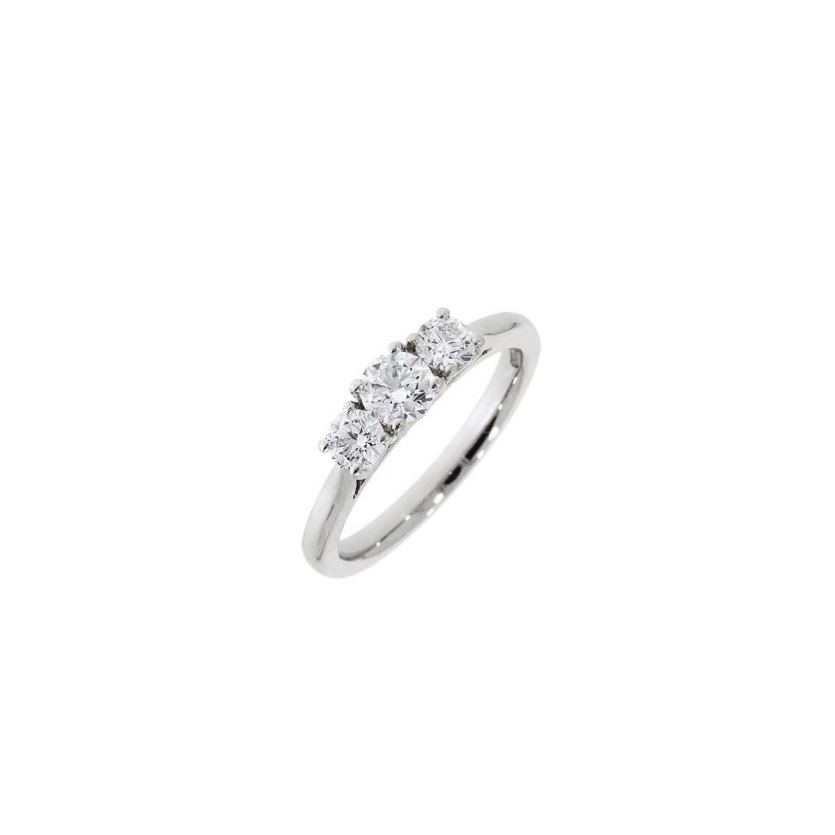 Trilogy Platino con diamanti