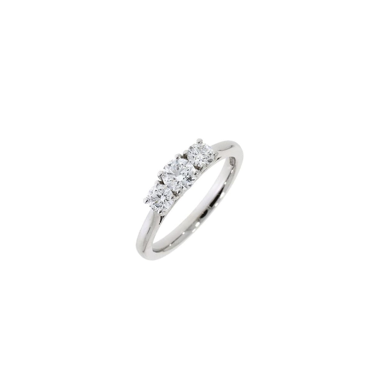 Trilogy Anello Platino con diamanti