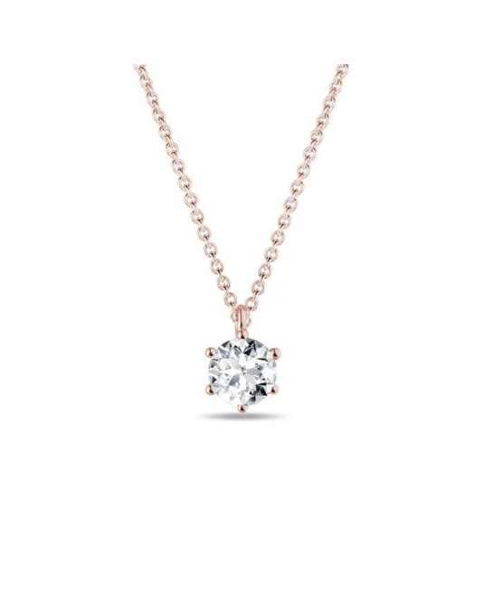 Ciondolo Oro Rosa 18k