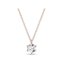 Ciondolo Oro Rosa 18k