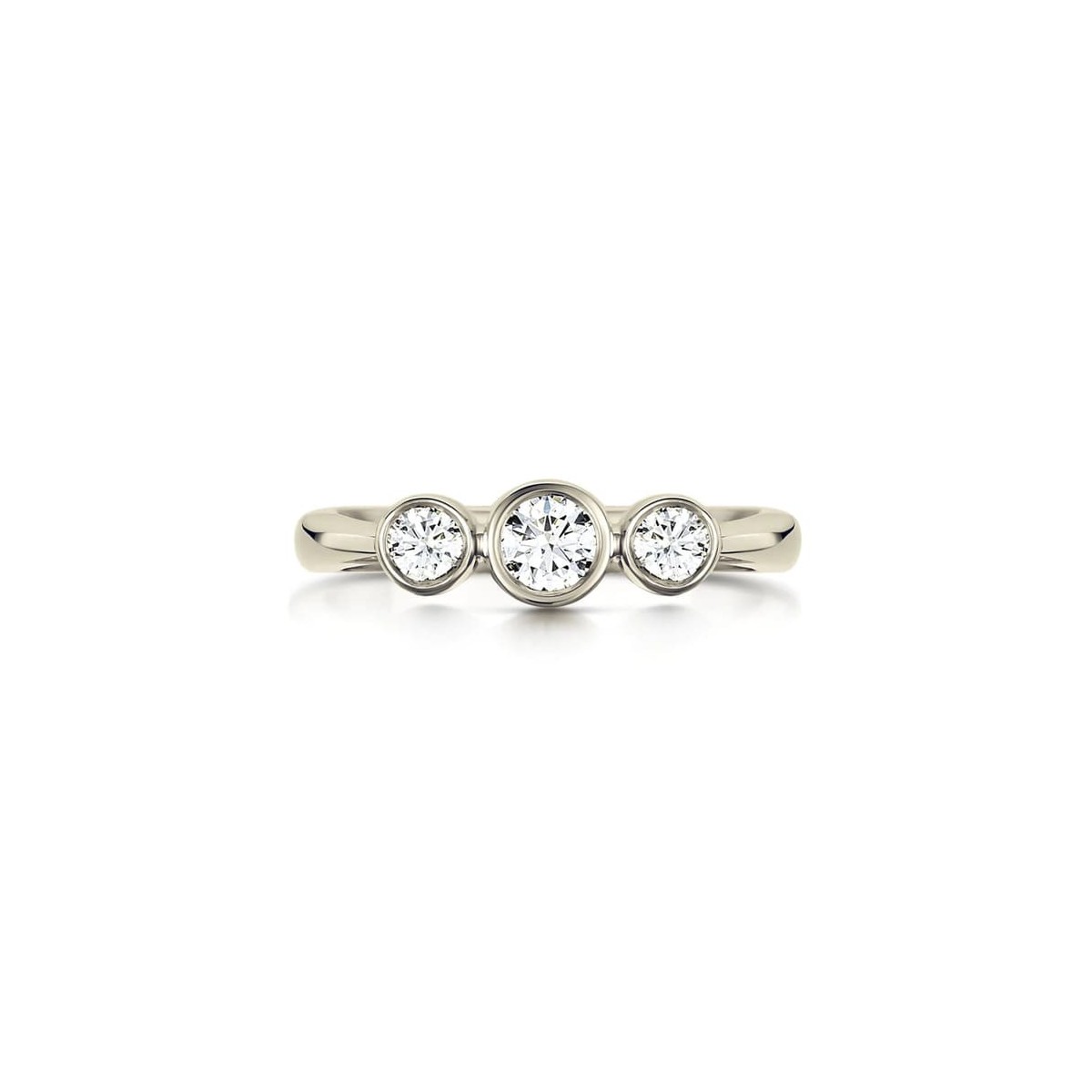 Trilogy Anello in platino