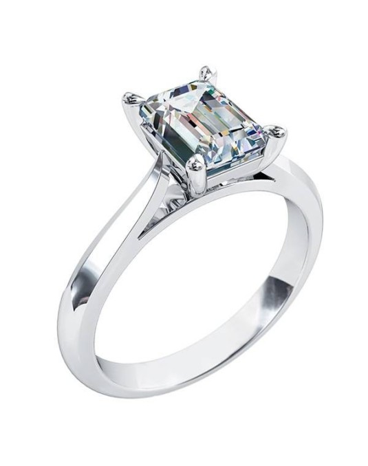 Anello Diamante Emerald