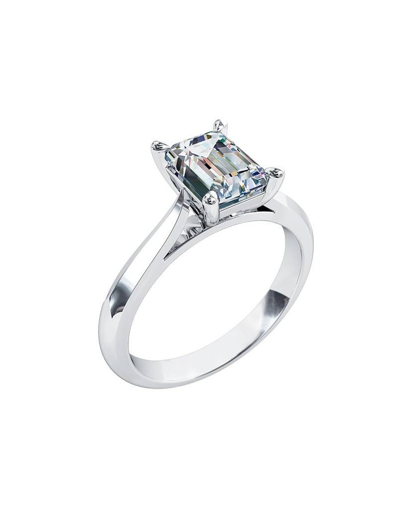 Anello Diamante Emerald