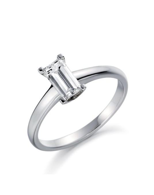 Anello Diamante Baguette