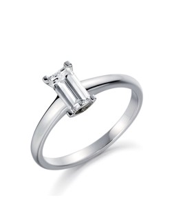Anello Diamante Baguette
