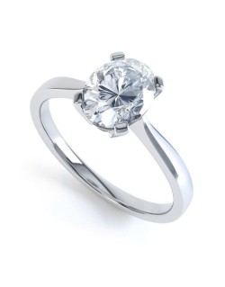 Anello Diamante Ovale