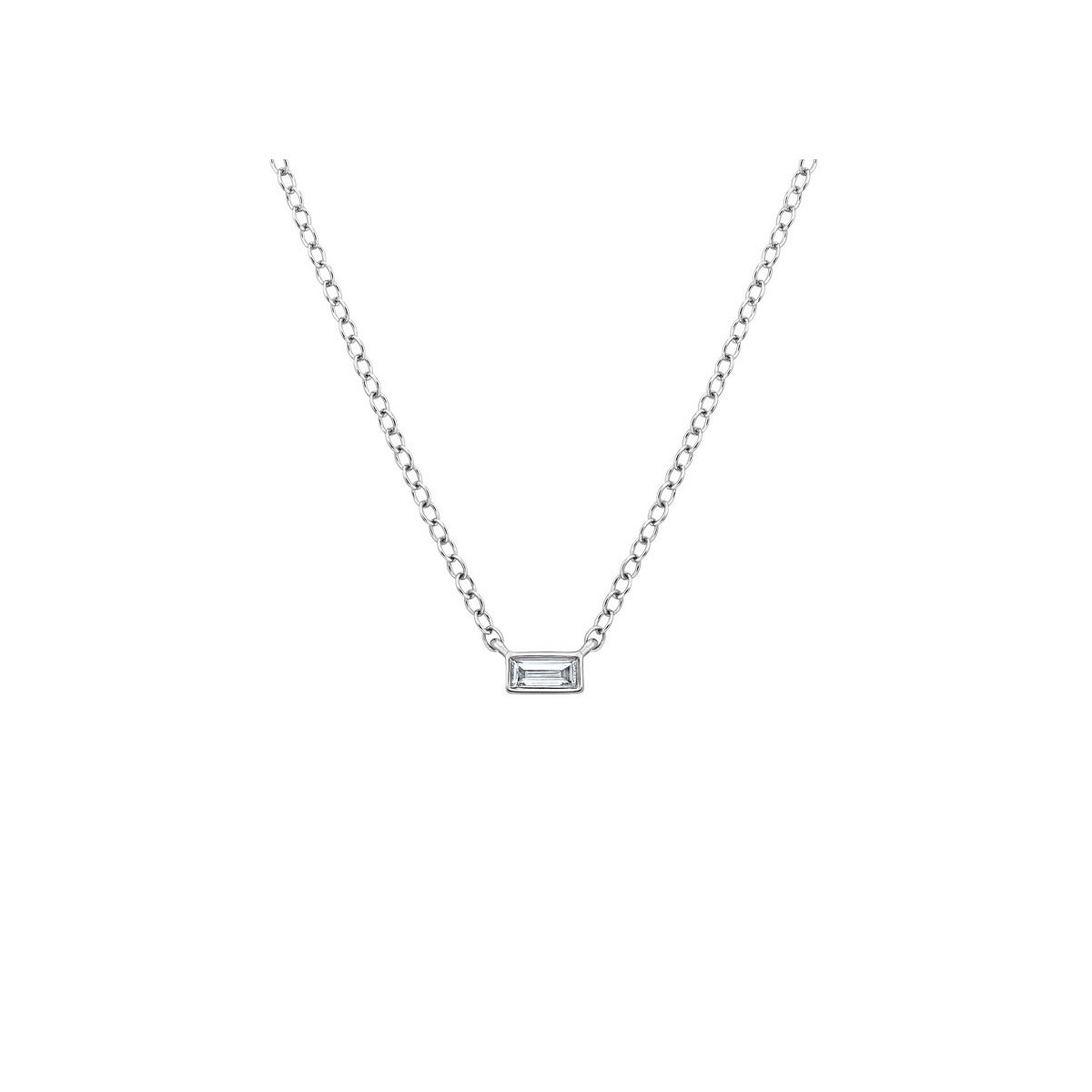 Ciondolo Diamante Baguette
