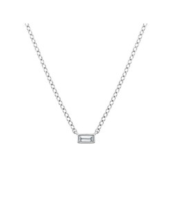 Ciondolo Diamante Baguette