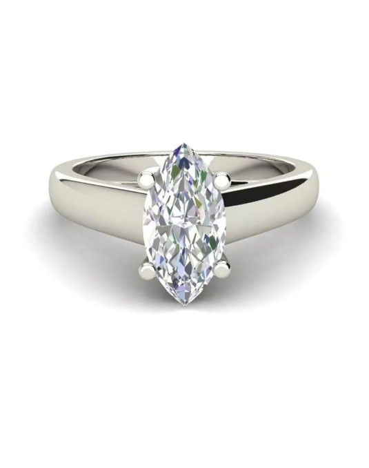 Solitario Diamante Marquise