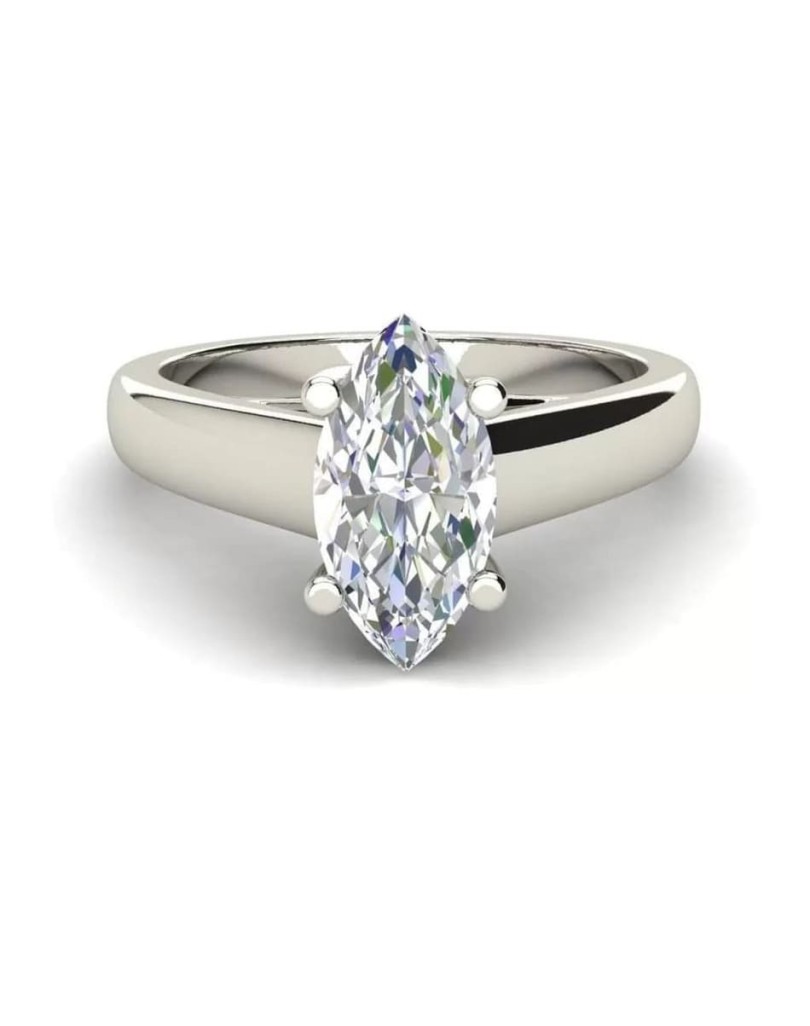 Solitario Diamante Marquise