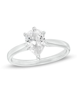 Solitario Diamante Pear