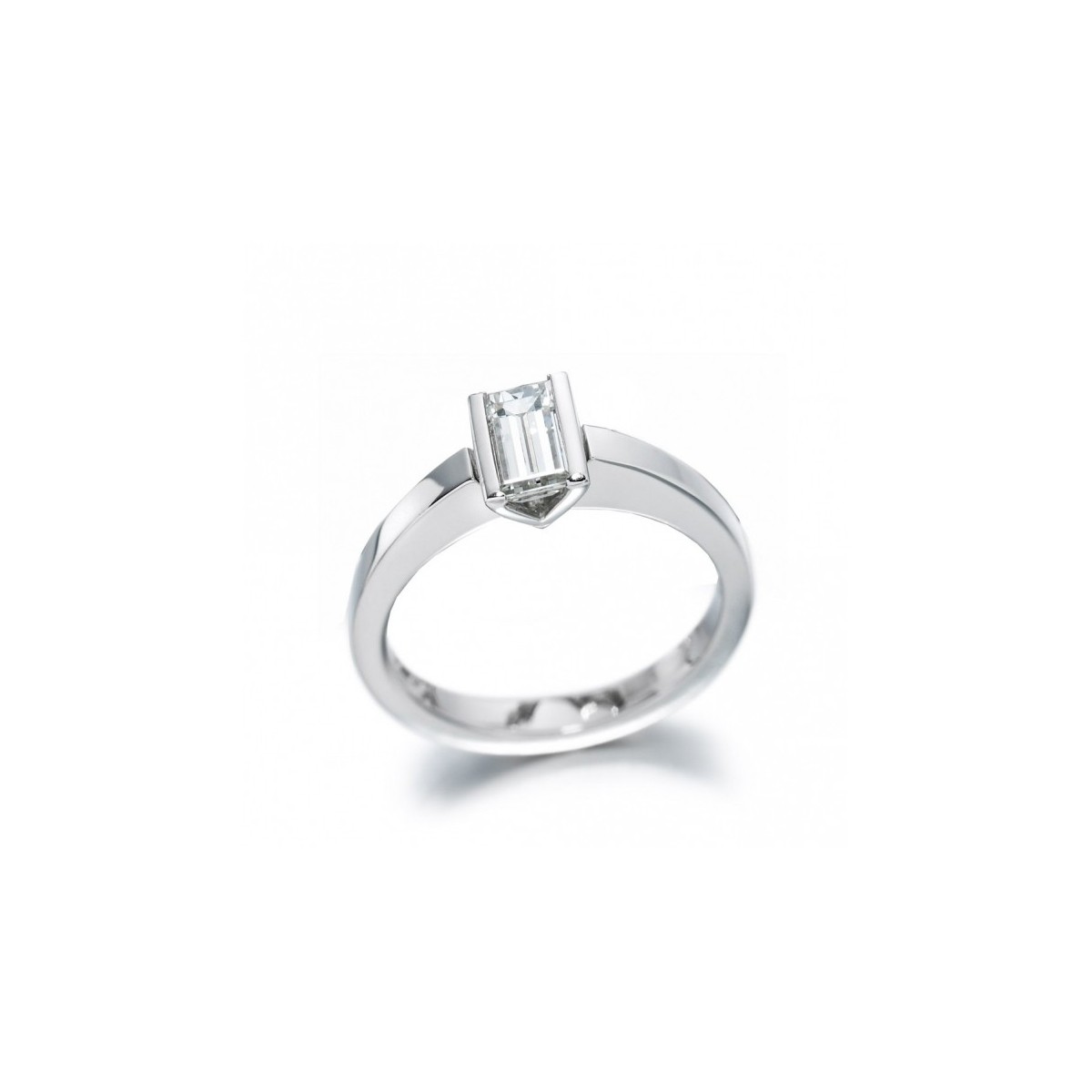 Solitario Diamante Baguette