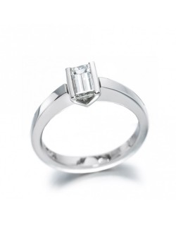 Solitario Diamante Baguette