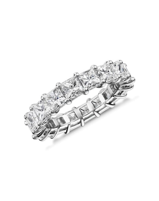 Anello Eternity Diamanti Princess