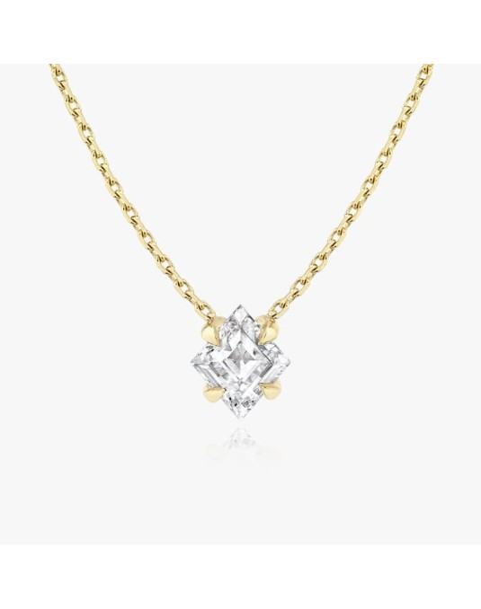 Ciondolo Oro Giallo Diamante Lozenge