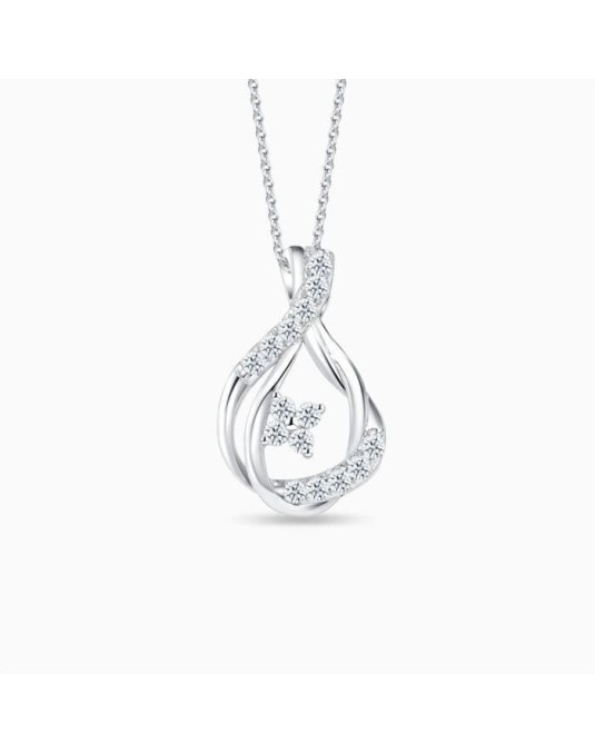 Ciondolo Fantasia Oro Bianco