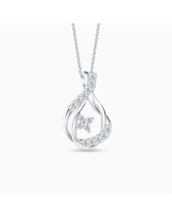 Ciondolo Fantasia Oro Bianco