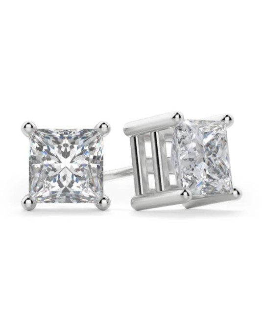 Orecchini Diamanti Princess 2 carati