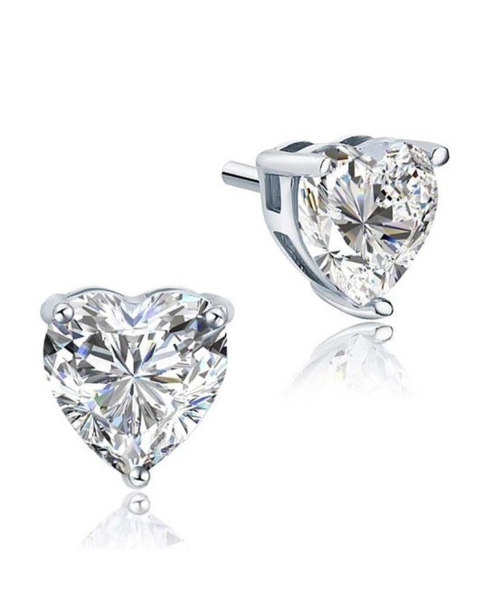 Orecchini Diamanti Cuore 2 carati