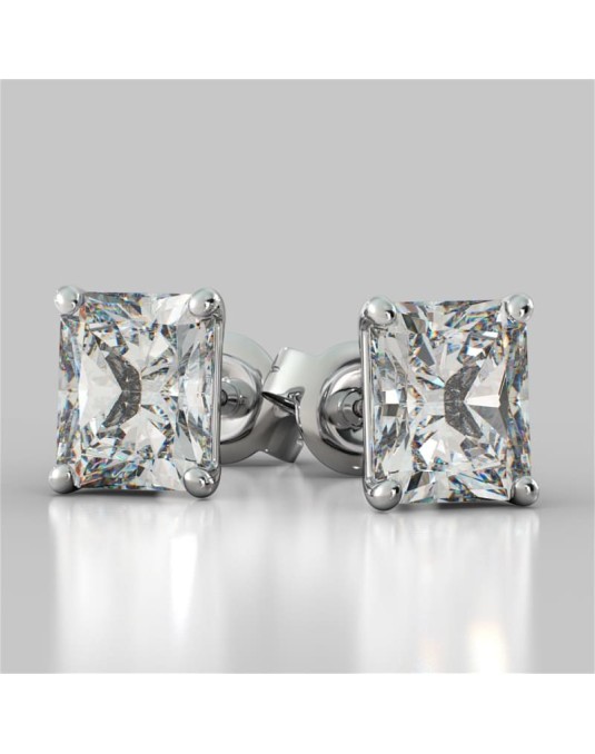 Orecchini Diamanti Radiant 2 carati