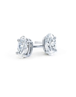 Orecchini Diamanti Ovale 2 carati