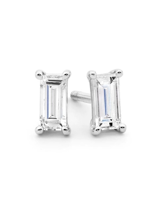 Orecchini Diamanti Baguette 2 carati